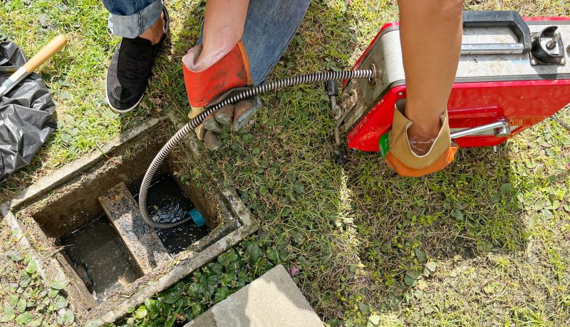 Exterior Drain Cleaning Service