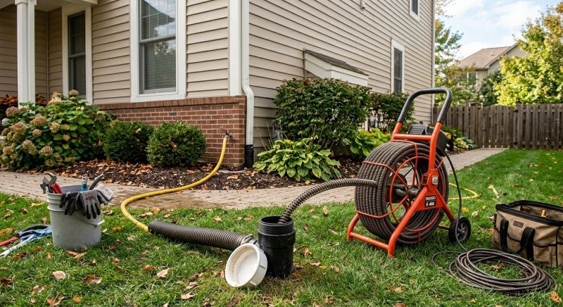 Exterior Drain Cleaning